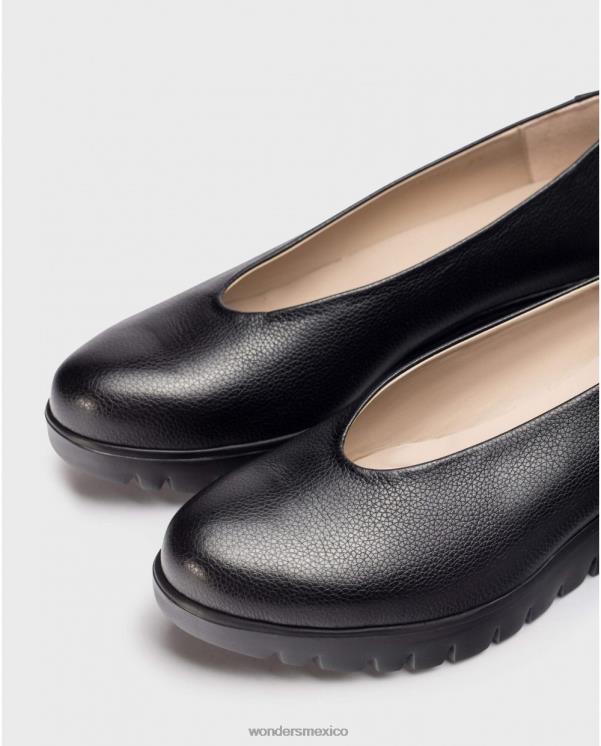 Wonders negra c-33100 calzado mujer 022RR185