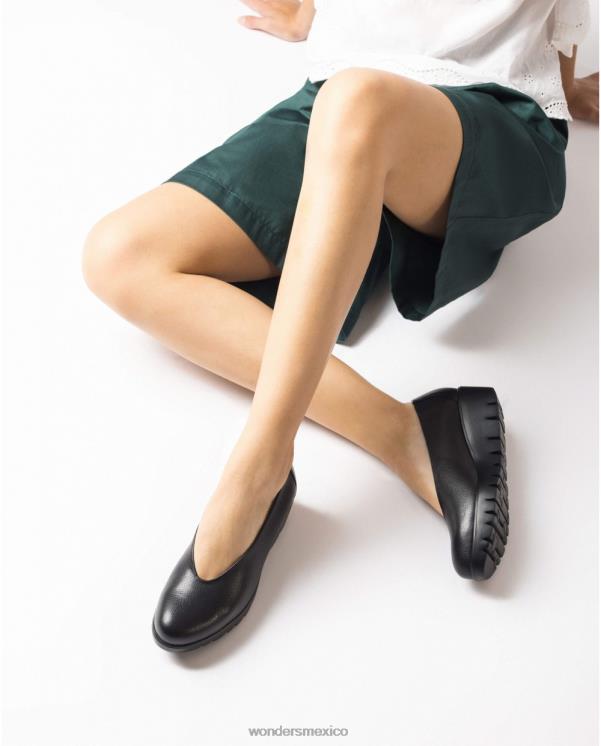 Wonders negra c-33100 calzado mujer 022RR185