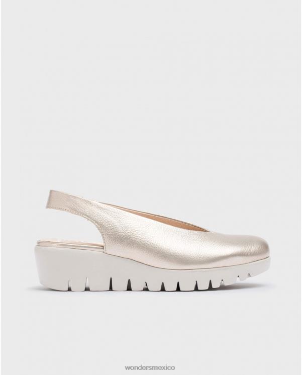 Wonders platino c-33152 calzado mujer 022RR345