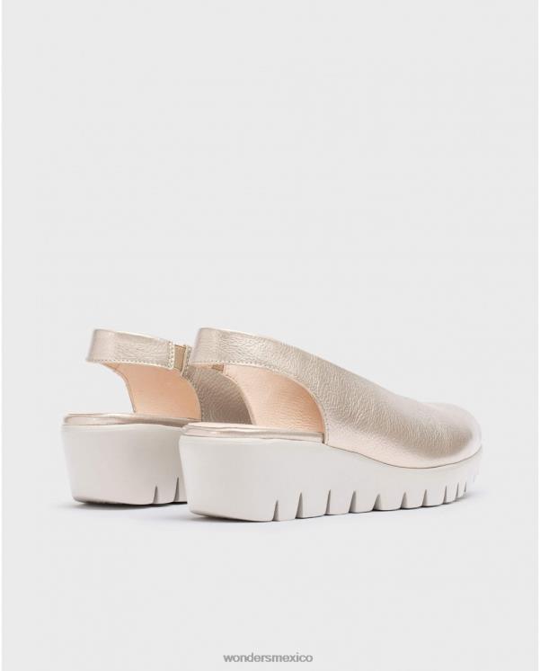 Wonders platino c-33152 calzado mujer 022RR345
