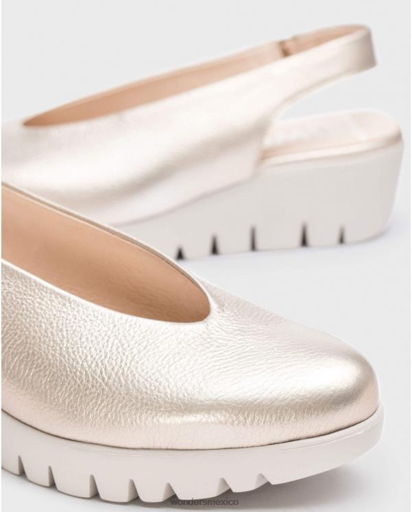 Wonders platino c-33152 calzado mujer 022RR345