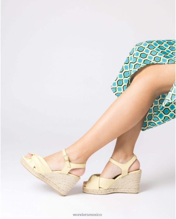 Wonders sandalia anuk amarillo limon calzado mujer 022RR42