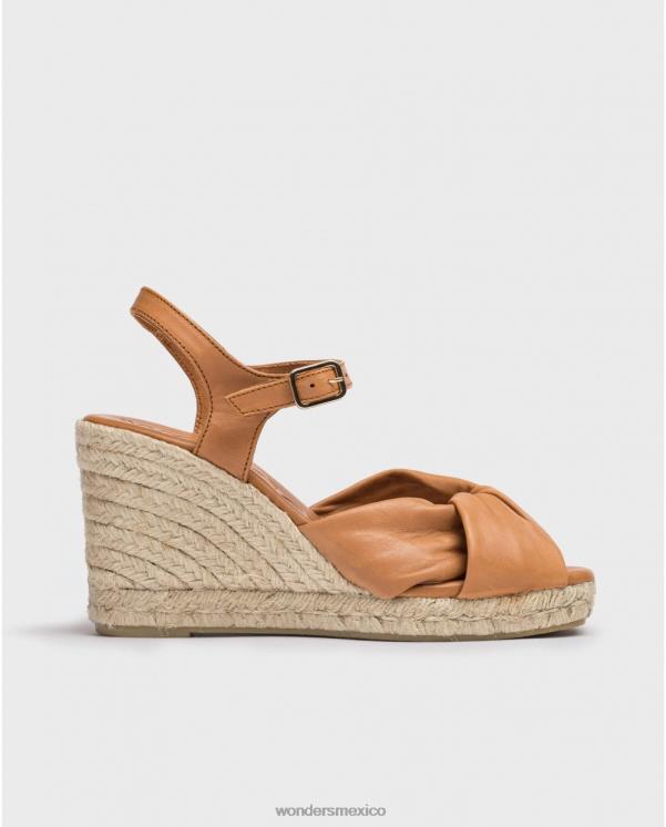 Wonders sandalia anuk marrón camel calzado mujer 022RR45
