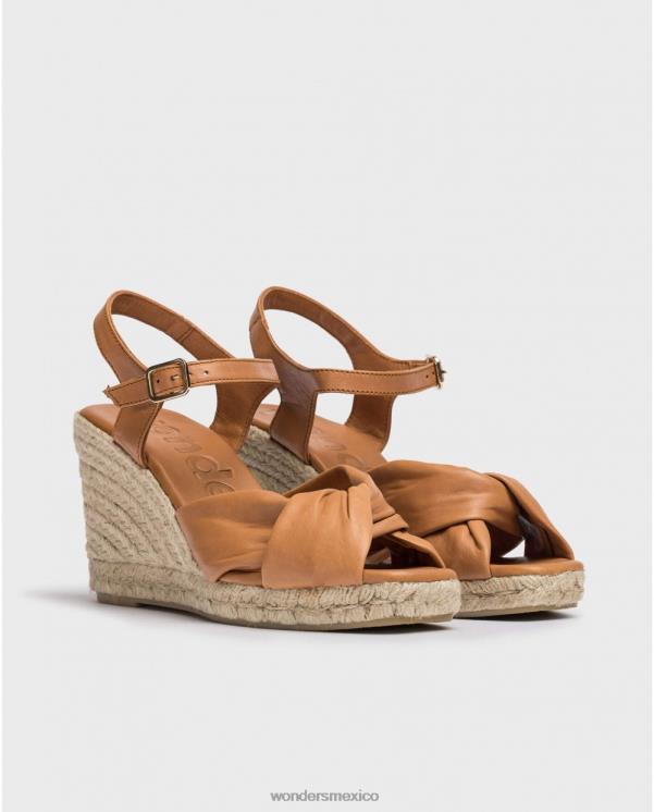 Wonders sandalia anuk marrón camel calzado mujer 022RR45