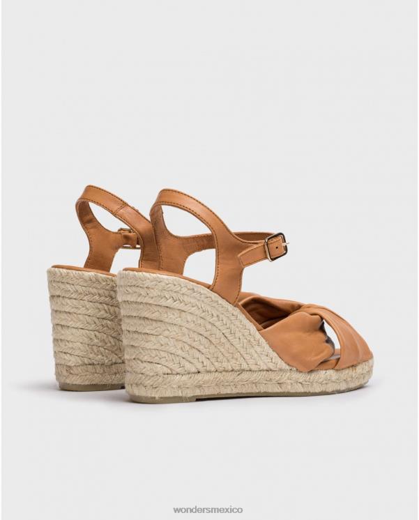 Wonders sandalia anuk marrón camel calzado mujer 022RR45