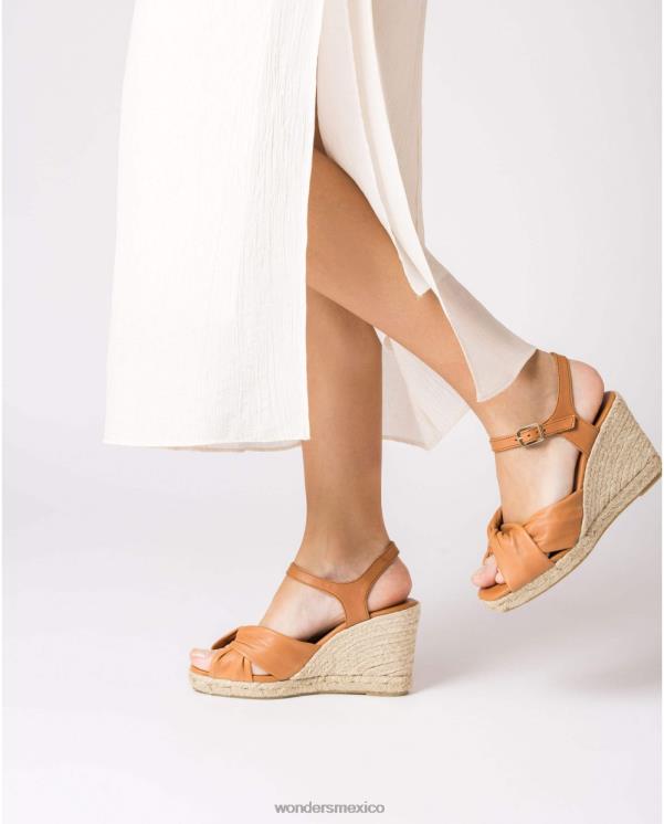 Wonders sandalia anuk marrón camel calzado mujer 022RR45