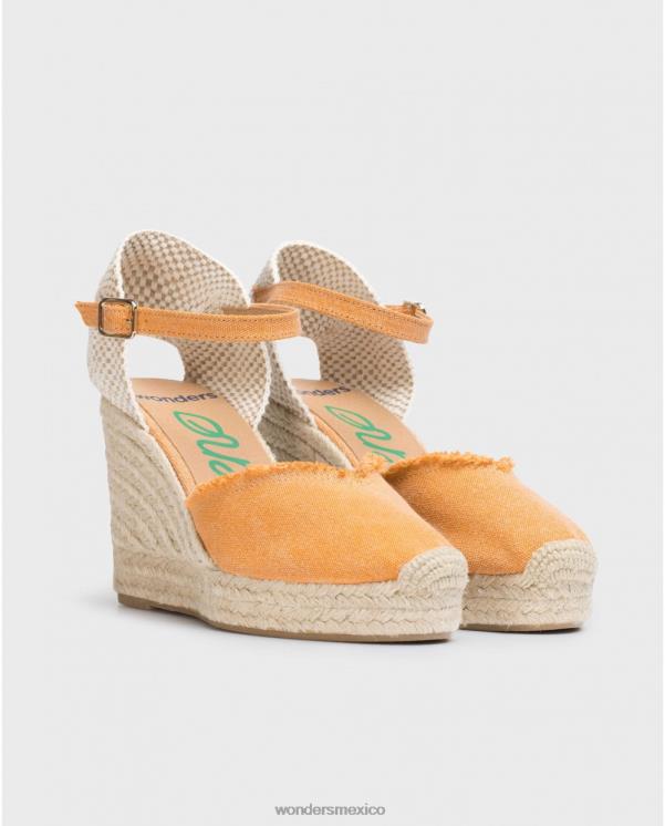 Wonders sandalia gael naranja calzado mujer 022RR133