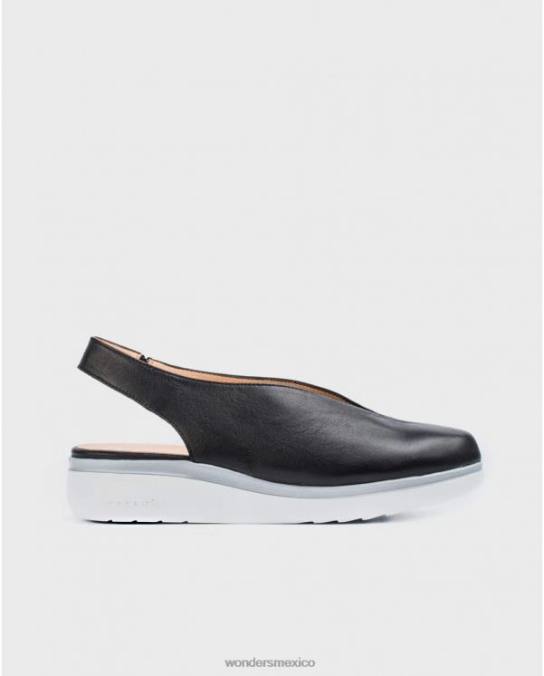 Wonders zapato corte v piel negro calzado mujer 022RR442