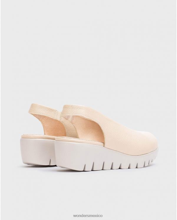 Wonders zapato de piel natural sin espalda calzado mujer 022RR271