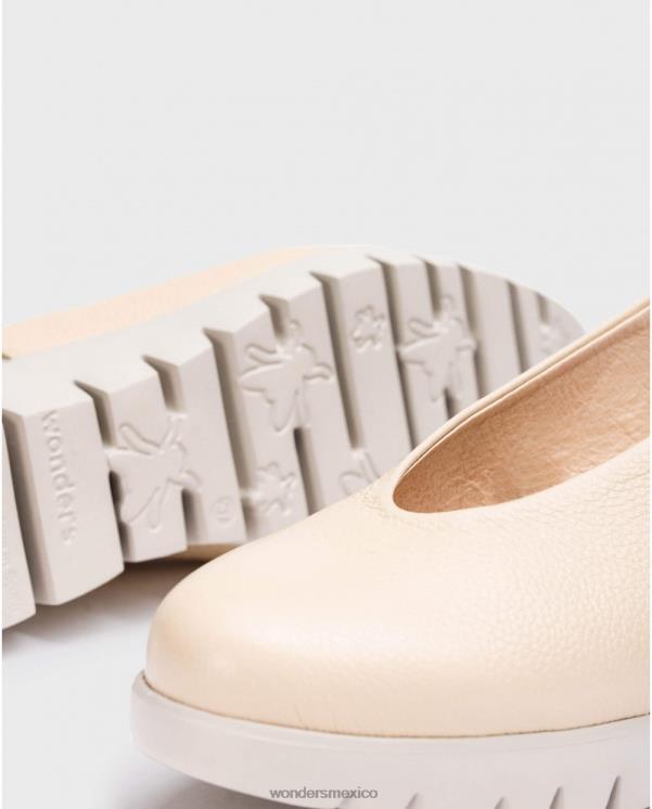 Wonders zapato de piel natural sin espalda calzado mujer 022RR271