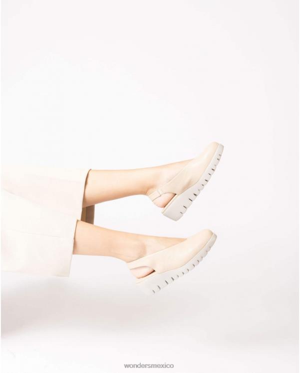 Wonders zapato de piel natural sin espalda calzado mujer 022RR271