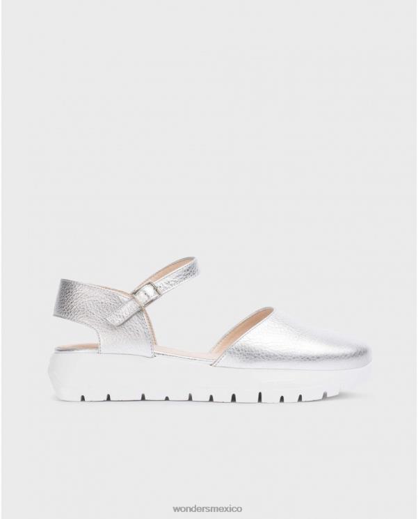 Wonders Zapato babi plata plata calzado mujer 022RR230