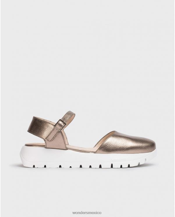 Wonders babi platino platino calzado mujer 022RR231