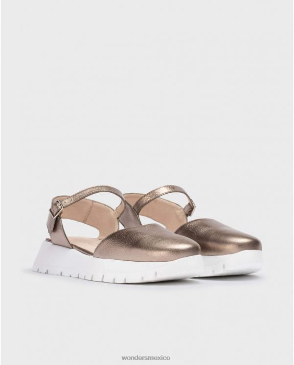 Wonders babi platino platino calzado mujer 022RR231