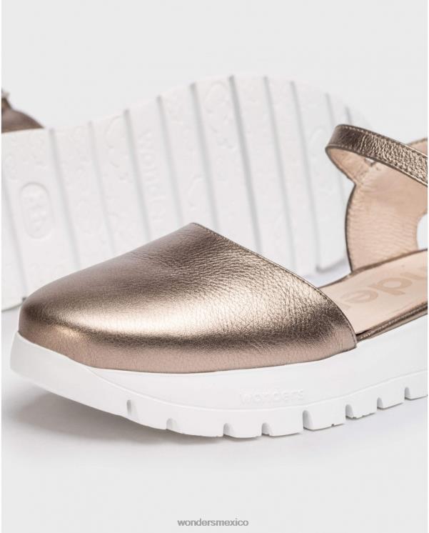 Wonders babi platino platino calzado mujer 022RR231