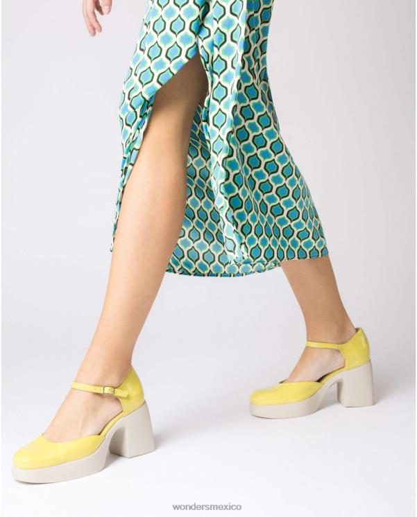 Wonders lima amarillo lala merceditas calzado mujer 022RR148