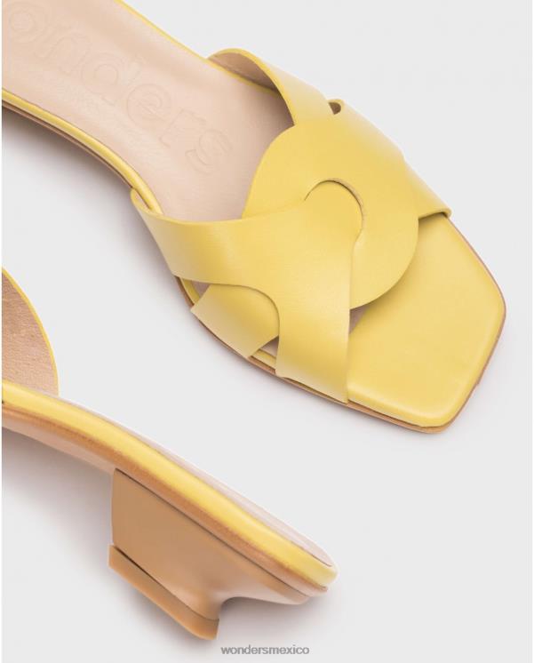 Wonders lima lima verde lima mula calzado mujer 022RR32