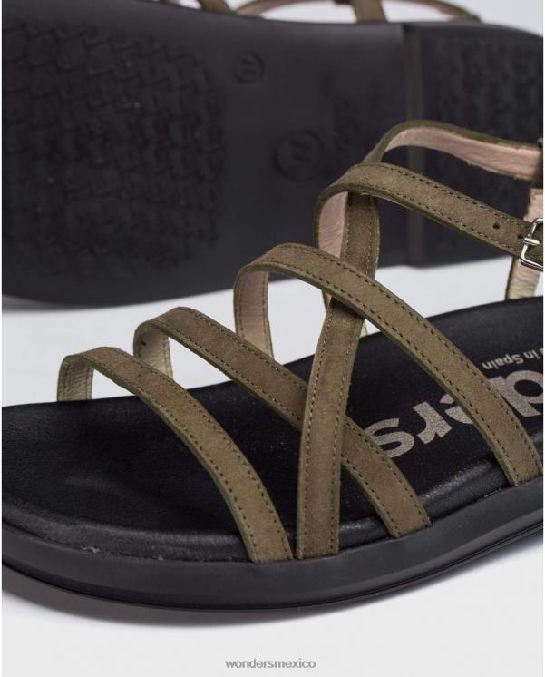 Wonders militar b-7412 calzado mujer 022RR411