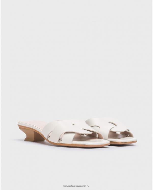 Wonders mula de mica blanca calzado mujer 022RR34