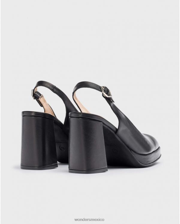 Wonders negra h-5902 calzado mujer 022RR108