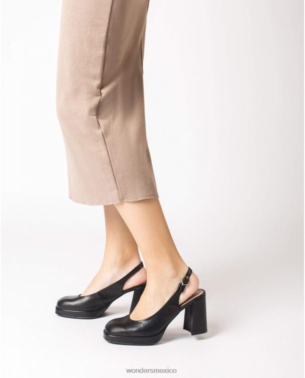 Wonders negra h-5902 calzado mujer 022RR108