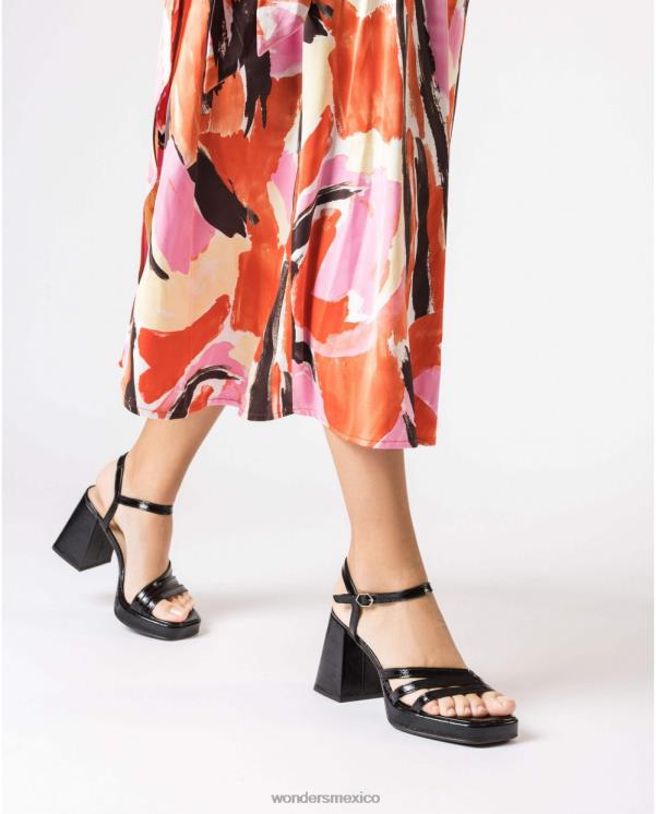 Wonders negro m-5303 calzado mujer 022RR80