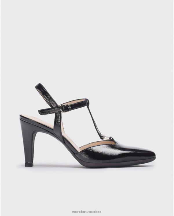 Wonders negro zapato lexi negro calzado mujer 022RR182