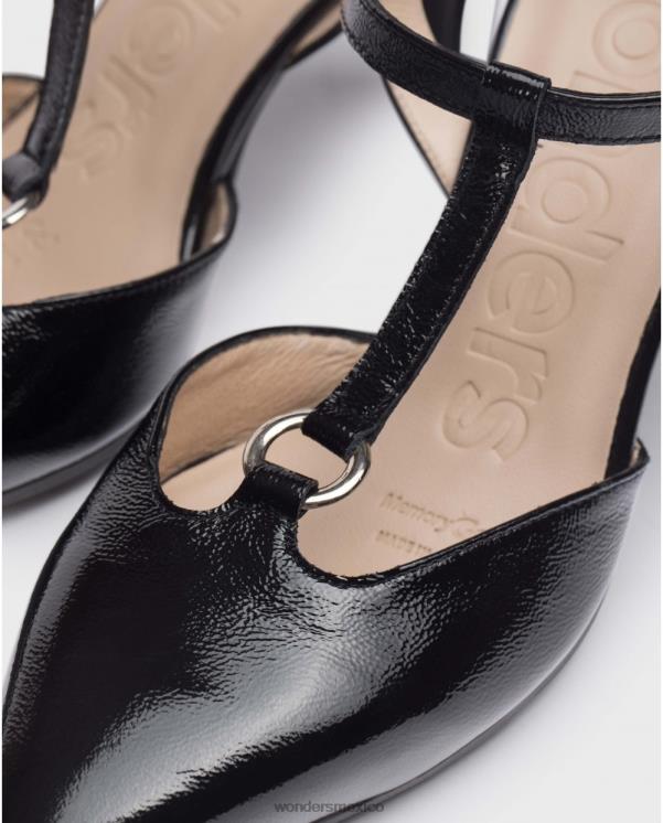 Wonders negro zapato lexi negro calzado mujer 022RR182