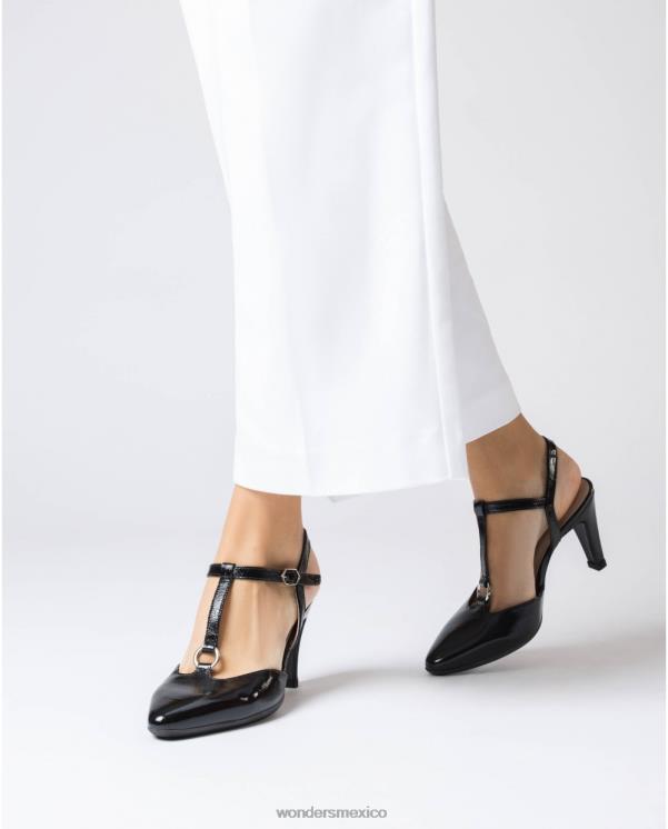 Wonders negro zapato lexi negro calzado mujer 022RR182