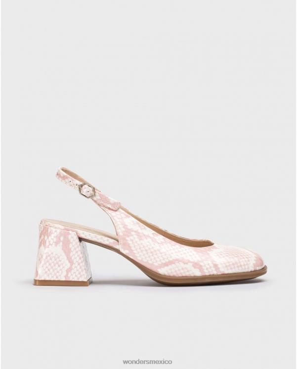 Wonders rosa rosa zapatos adele calzado mujer 022RR195