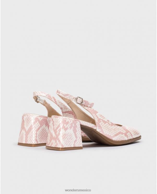Wonders rosa rosa zapatos adele calzado mujer 022RR195