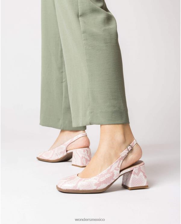 Wonders rosa rosa zapatos adele calzado mujer 022RR195