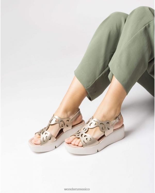 Wonders sandalia afro platino platino calzado mujer 022RR261