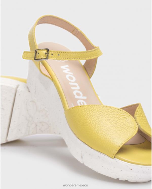 Wonders sandalia amarilla lima calzado mujer 022RR251