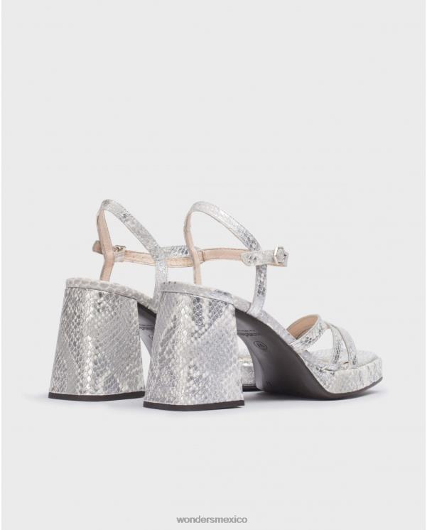 Wonders sandalia amor plata plata calzado mujer 022RR2
