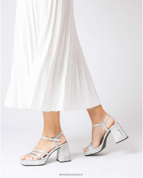 Wonders sandalia amor plata plata calzado mujer 022RR2