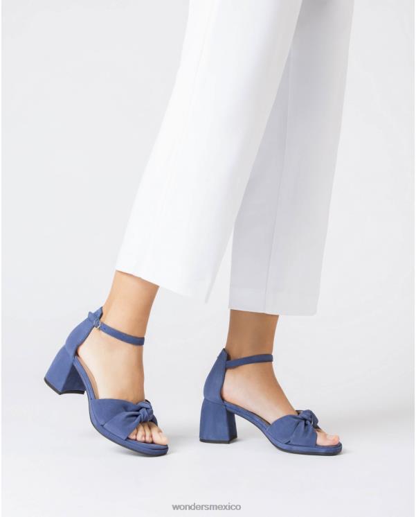 Wonders sandalia cali azul marino báltico calzado mujer 022RR109