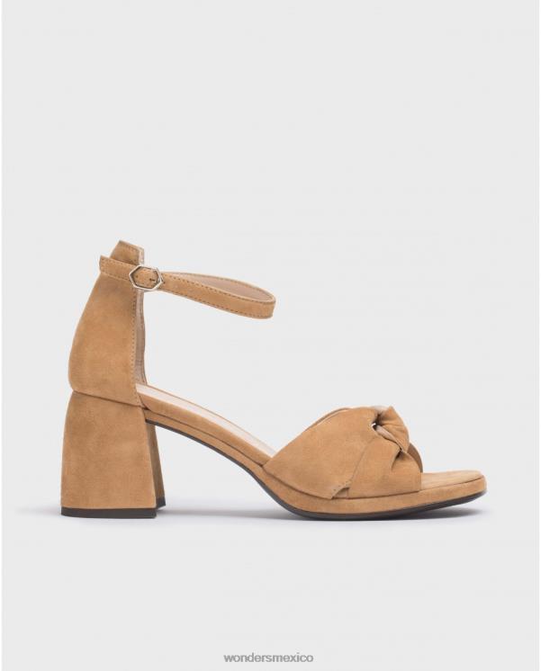 Wonders sandalia cali marrón arena calzado mujer 022RR110