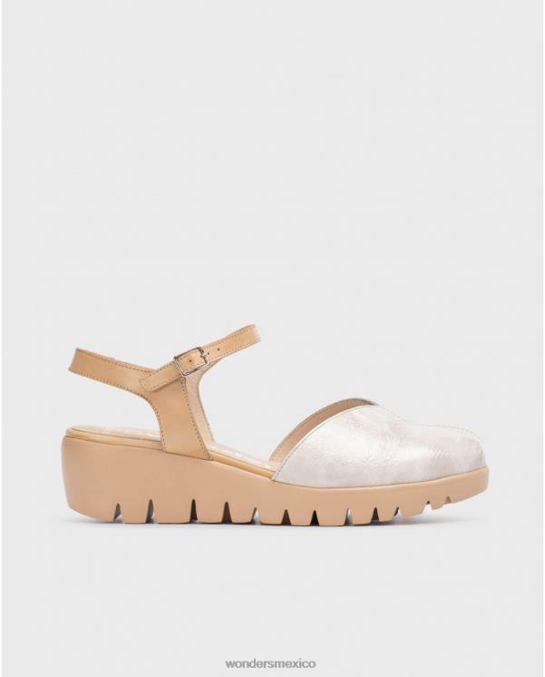 Wonders sandalia caravaca tie dye topo/arena calzado mujer 022RR279