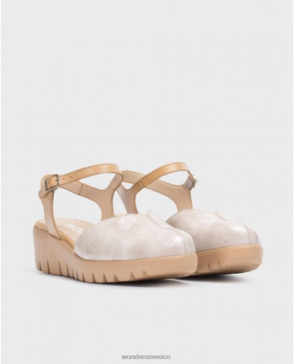 Wonders sandalia caravaca tie dye topo/arena calzado mujer 022RR279