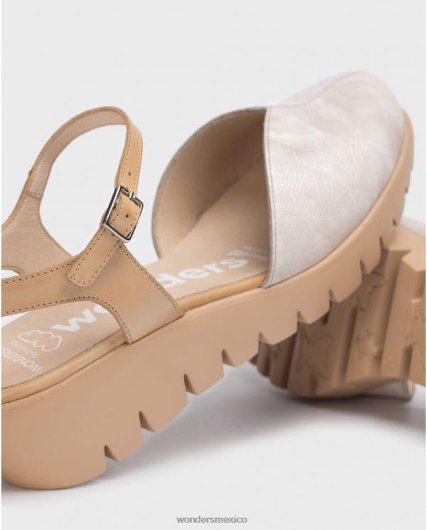 Wonders sandalia caravaca tie dye topo/arena calzado mujer 022RR279