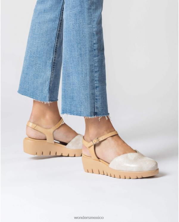 Wonders sandalia caravaca tie dye topo/arena calzado mujer 022RR279