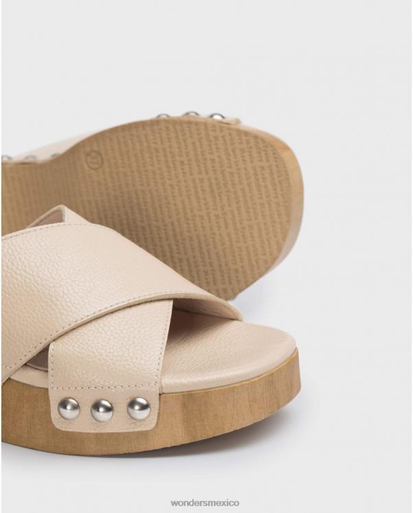 Wonders sandalia coral natural calzado mujer 022RR320