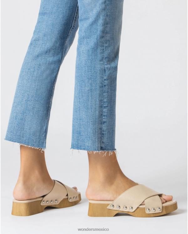 Wonders sandalia coral natural calzado mujer 022RR320