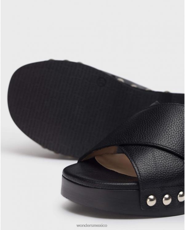 Wonders sandalia dalia negra calzado mujer 022RR321