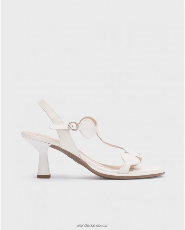 Wonders sandalia de dibujo en blanco roto calzado mujer 022RR77