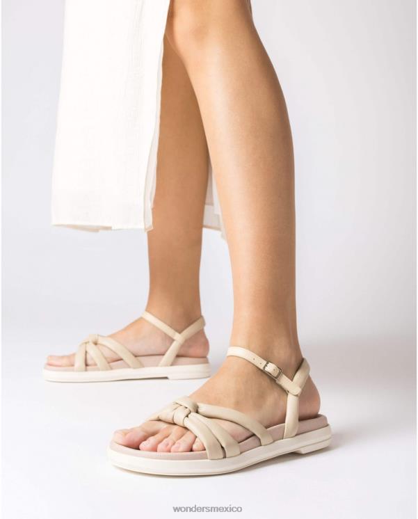 Wonders sandalia elsa beige natural calzado mujer 022RR121