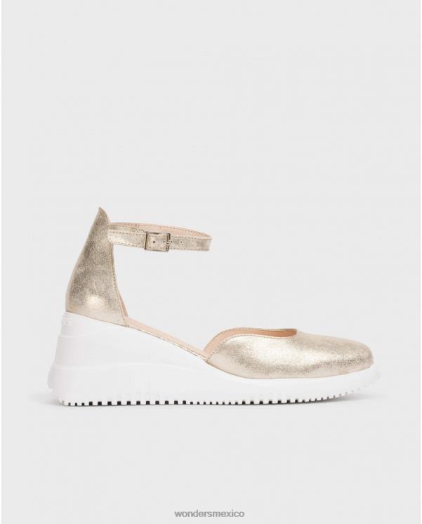 Wonders sandalia fenix oro platino calzado mujer 022RR11
