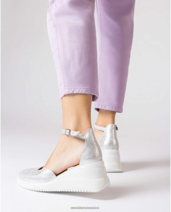 Wonders sandalia fenix plata plata calzado mujer 022RR10