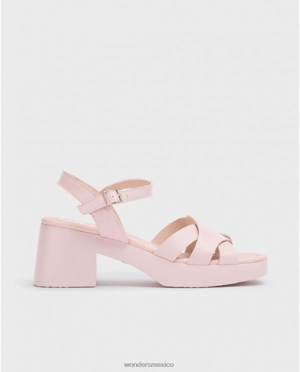 Wonders sandalia georgina rosa rosa calzado mujer 022RR164